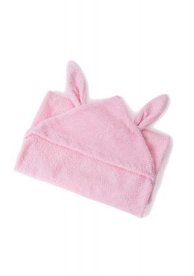 Ręcznik niemowlęcy Sensis Pink Kaptur