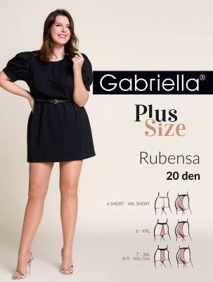 Колготки Gabriella 161 Rubensa Plus Size 20 den 7-3XL